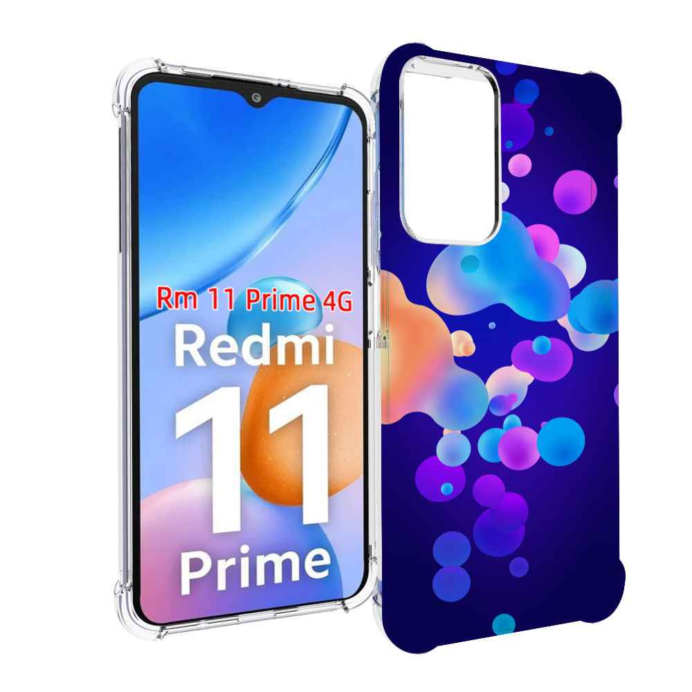 

Чехол MyPads абстрактные-пузырьки для Xiaomi Redmi 11 Prime 4G, Прозрачный, Tocco