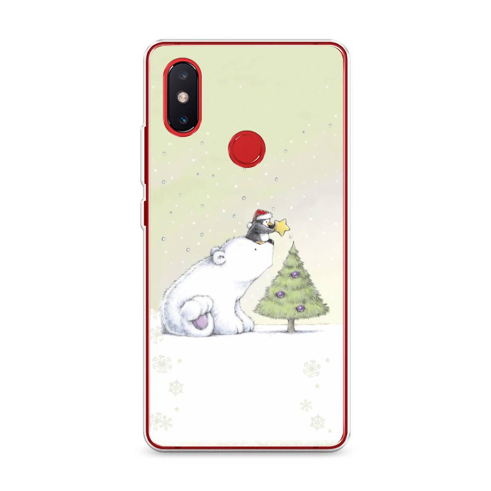 

Чехол на Xiaomi Mi 8 SE "Украшение елки", Белый;бежевый, 33750-5