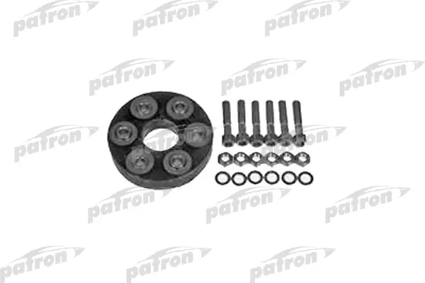 

Муфта кардана с болтами, к-кт Mercedes W201/202/210/124 1.8-3.0 82-02 PATRON PSE5002