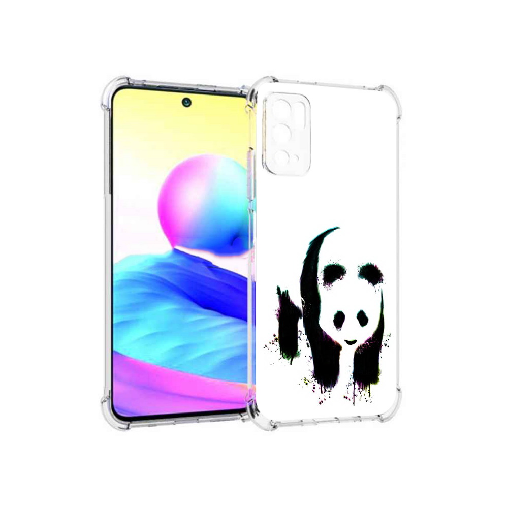 

Чехол MyPads Tocco для Xiaomi Poco M3 Pro панда в акварели, Прозрачный, Tocco