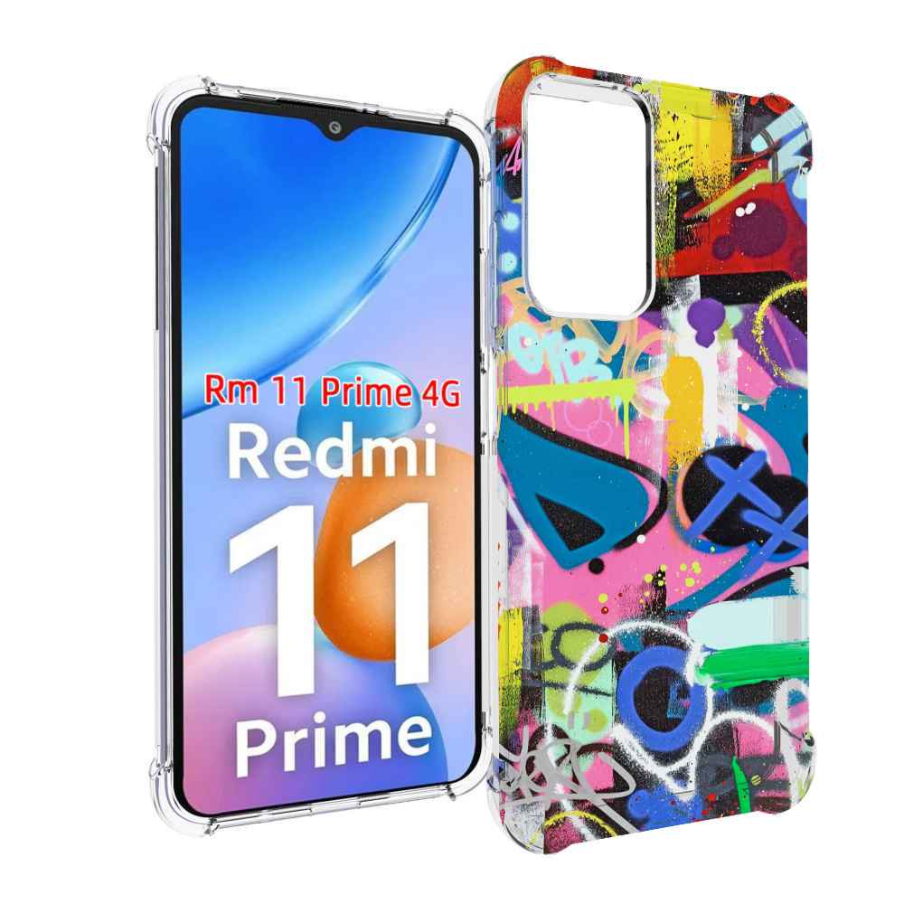 

Чехол MyPads абстракция-графити для Xiaomi Redmi 11 Prime 4G, Прозрачный, Tocco