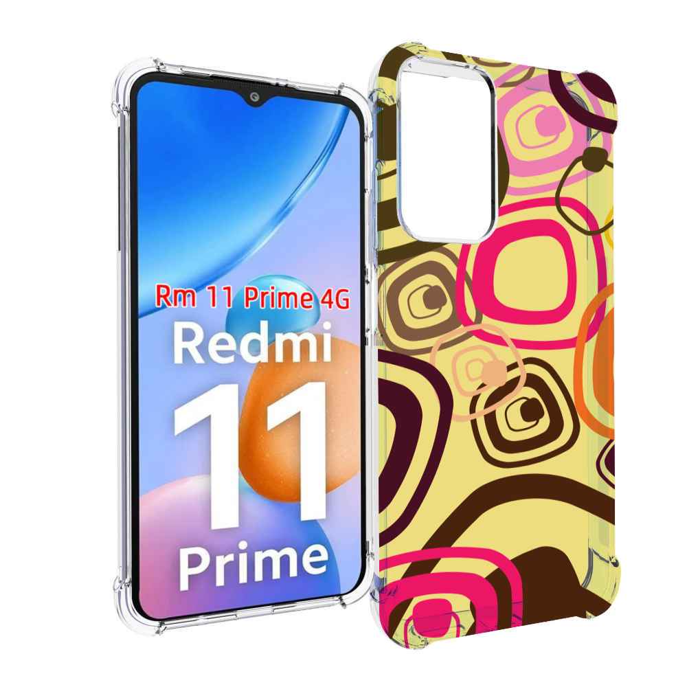 

Чехол MyPads абстракция-на-желтом-фоне для Xiaomi Redmi 11 Prime 4G, Прозрачный, Tocco