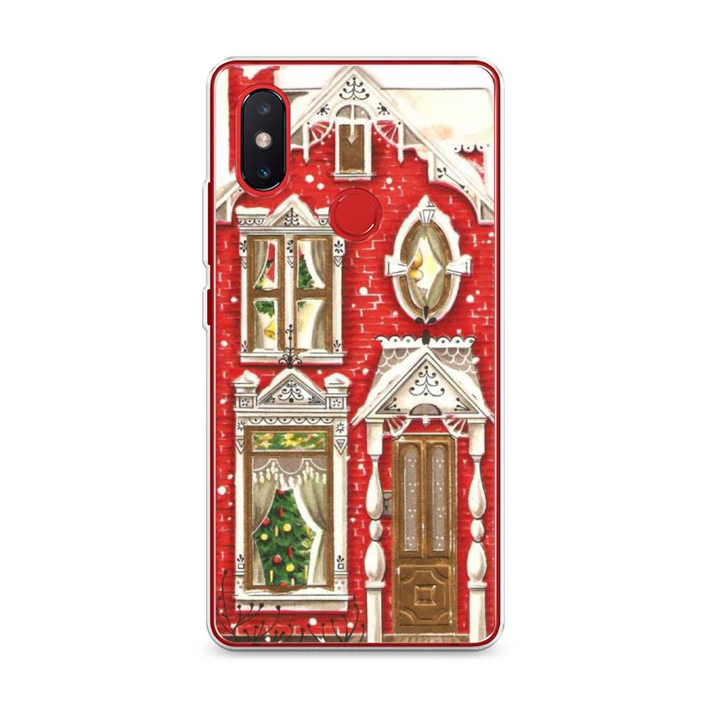 

Чехол на Xiaomi Mi 8 SE "Пряничный домик", Белый;красный;зеленый, 33750-5
