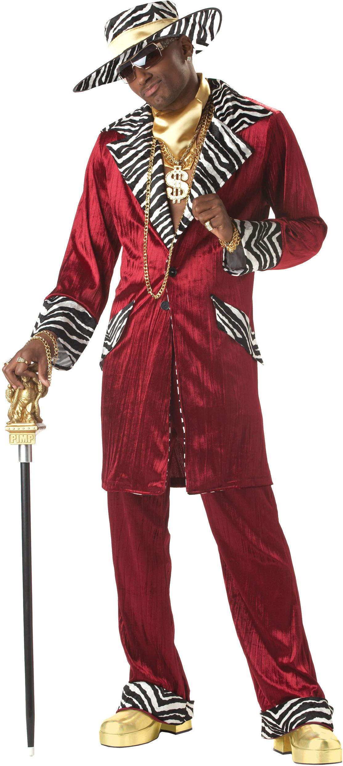 фото Костюм карнавальный california costumes папочка (вишневый) взрослый р.m (46-48)