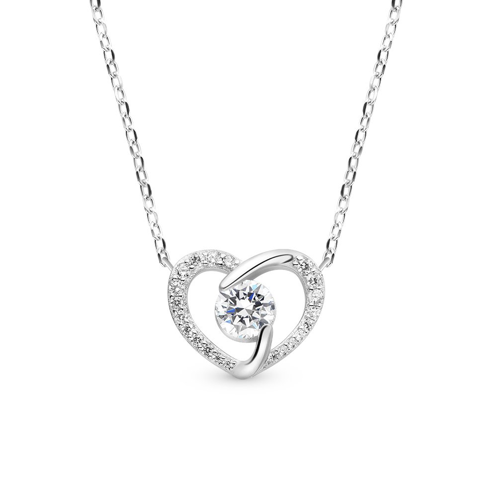 

Колье из серебра цирконом 585Gold 706000189, 706000189