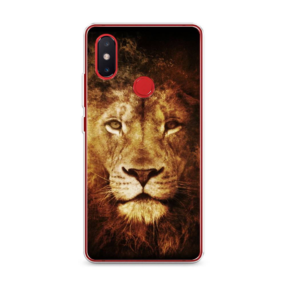 

Чехол на Xiaomi Mi 8 SE "Лев", Черный;коричневый;желтый, 33750-6