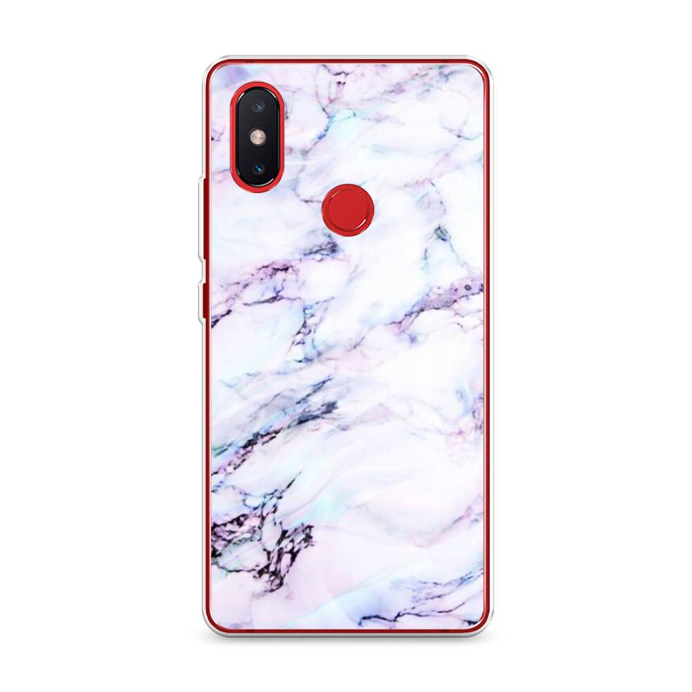 

Чехол на Xiaomi Mi 8 SE "Радужный мрамор", Серый;фиолетовый, 33750-3