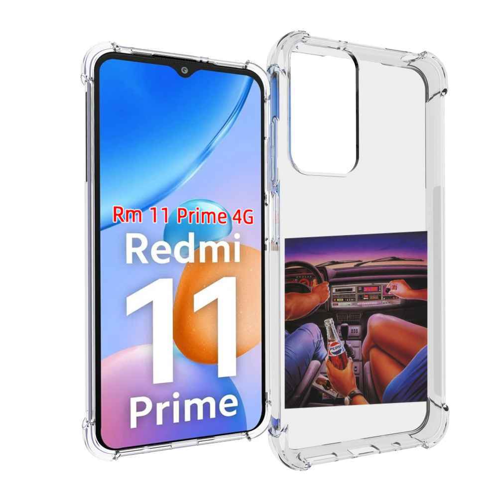 

Чехол MyPads американская машина салон для Xiaomi Redmi 11 Prime 4G, Прозрачный, Tocco