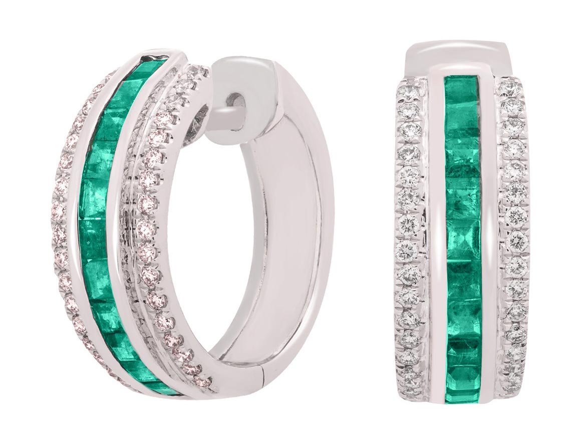 

Серьги из белого золота с изумрудами, бриллиантами La Nordica 19-12-8101201-SB, 19-12-8101201-SB
