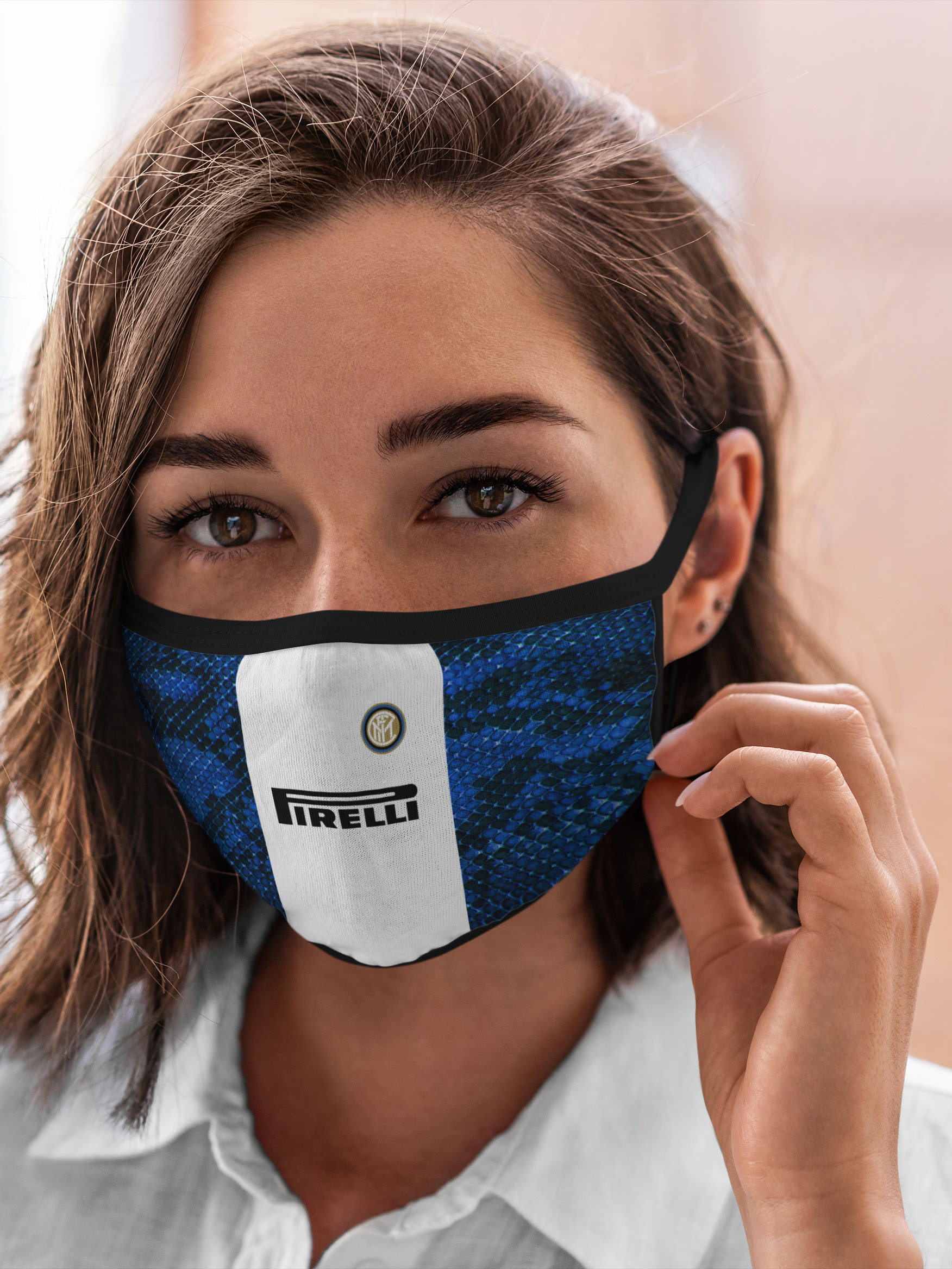 

Многоразовая маска унисекс Burnettie Inter Змеи Интер, Разноцветный, Inter Змеи Интер