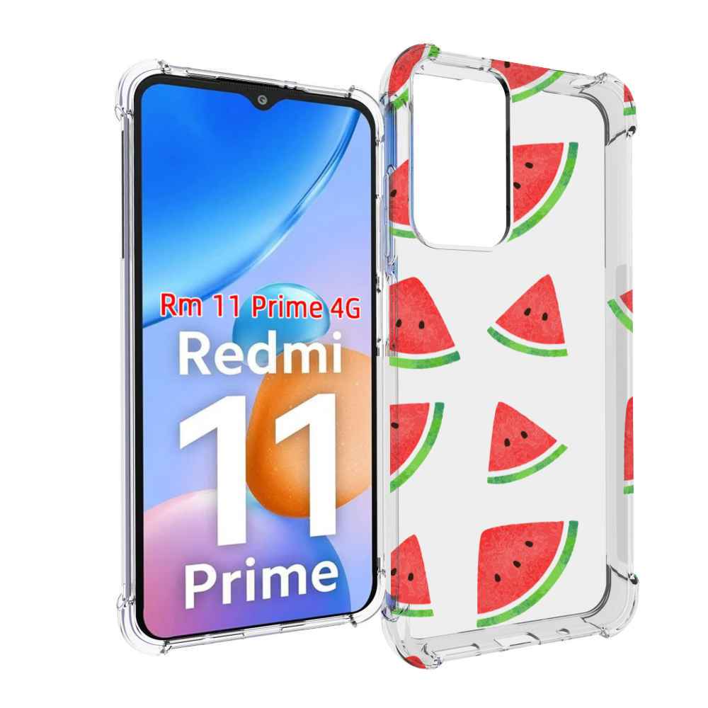 

Чехол MyPads арбузики для Xiaomi Redmi 11 Prime 4G, Прозрачный, Tocco