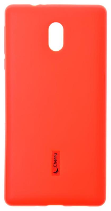 фото Чехол силиконовый для nokia 3 cherry (красный)