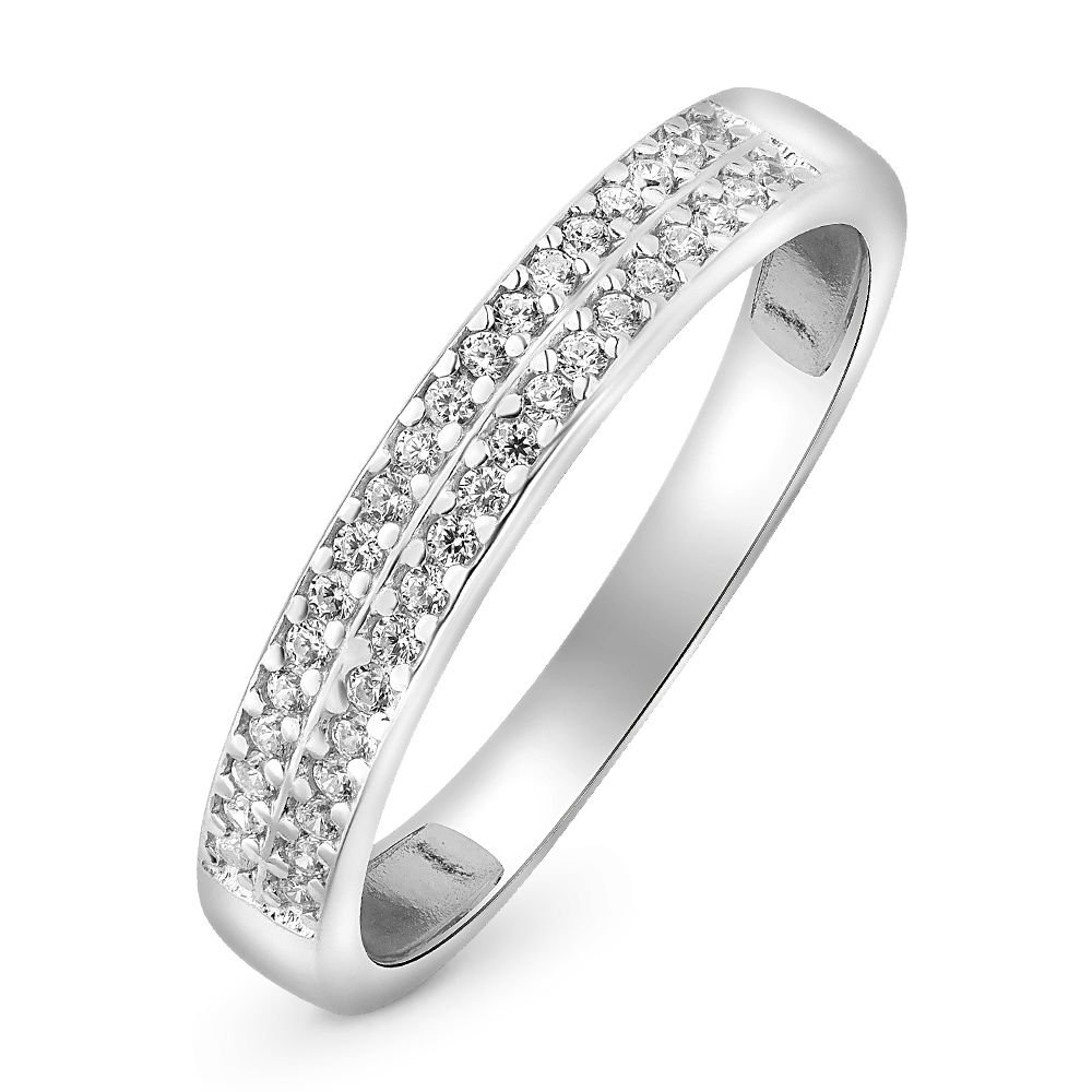 

Кольцо женское из серебра с цирконом 585Gold 701007454, р. 17, 701007454