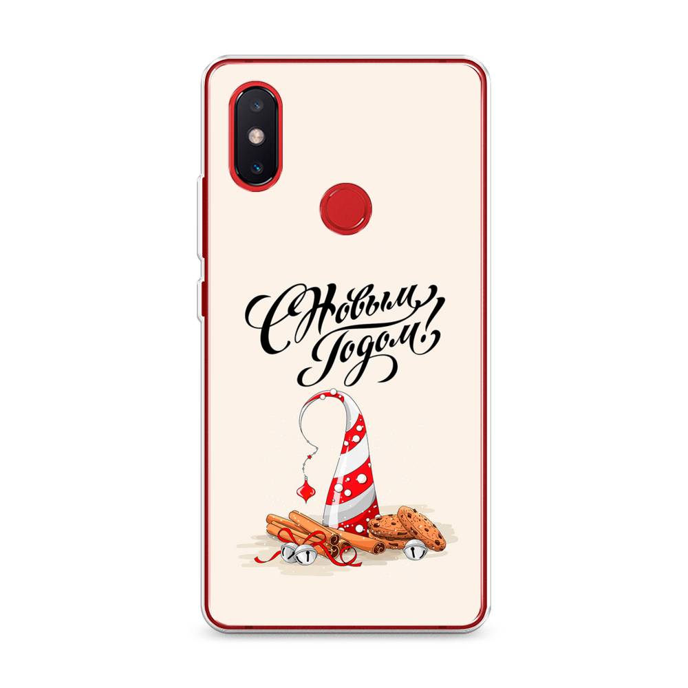 

Чехол на Xiaomi Mi 8 SE "Подарки на Новый Год", Бежевый;красный;черный, 33750-5