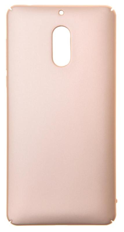 

Чехол-накладка для Nokia 6 Hard Matte Case (Золотой), Золотистый