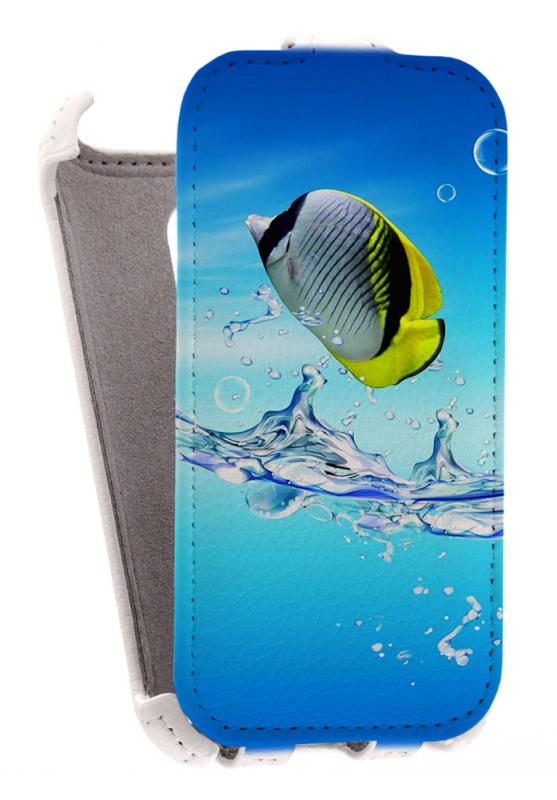 

Кожаный чехол для Nokia Lumia 620 Armor Case (Белый) (Дизайн 150)