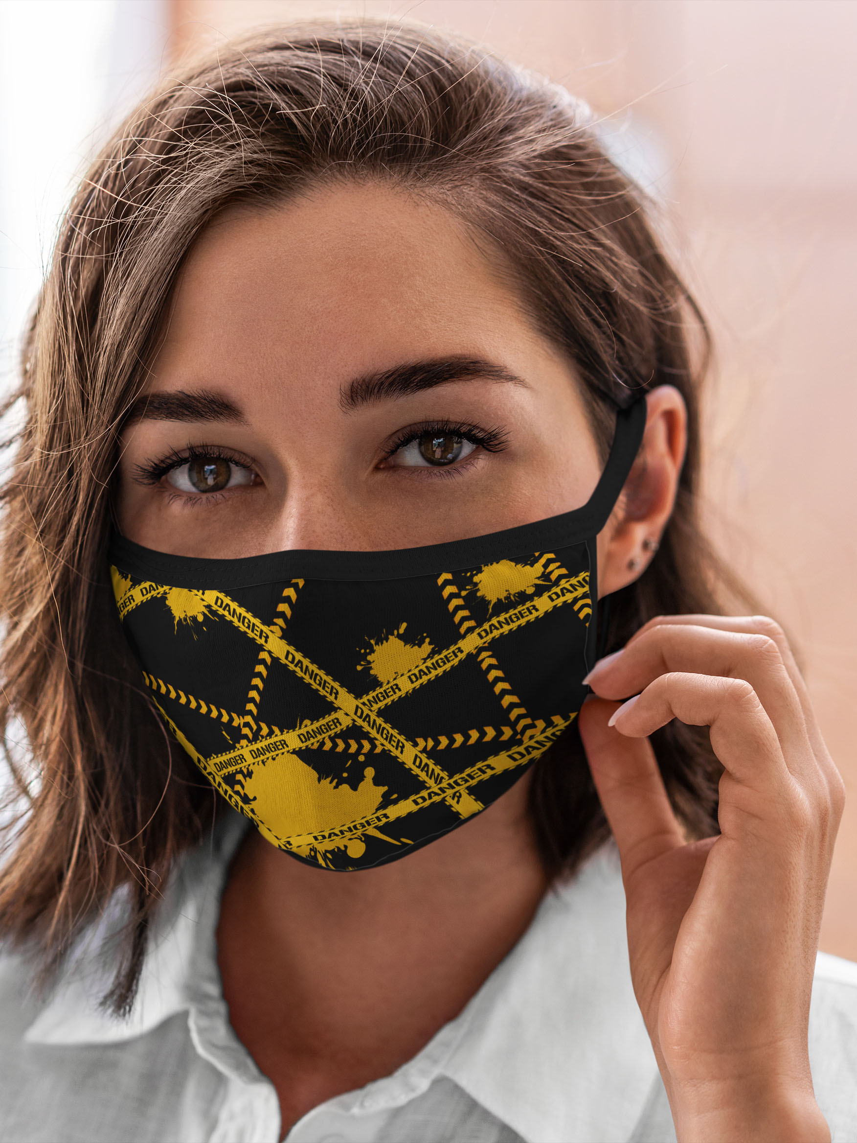

Многоразовая маска унисекс Burnettie Pubg Лента Danger, Разноцветный, Pubg Лента Danger