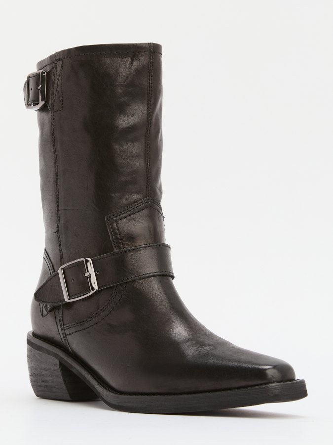 

Полусапоги женские Tendance SW2352-3 черные 35 EU, Черный, SW2352-3