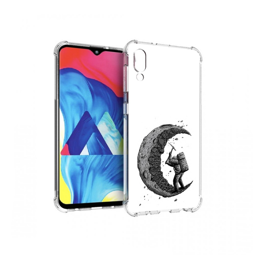 

Чехол MyPads Tocco для Samsung Galaxy M10 камненная луна (PT128878.532.384), Прозрачный, Tocco