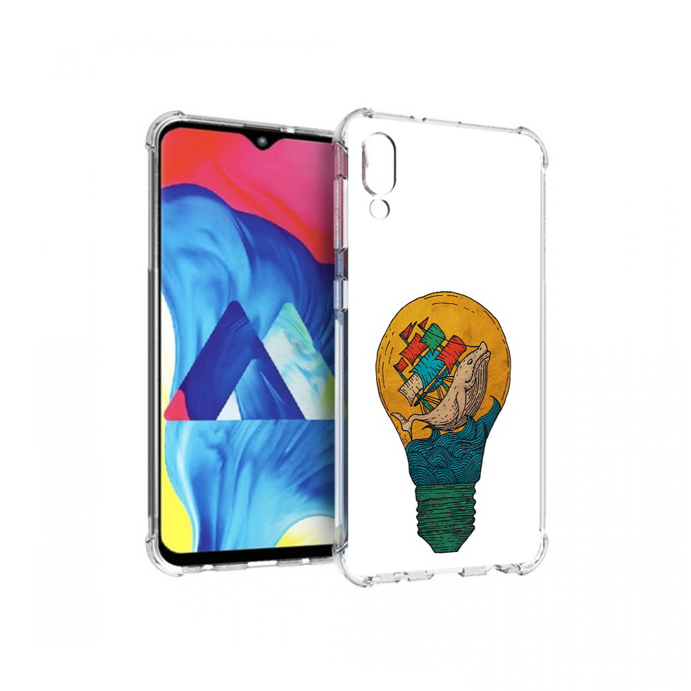Чехол MyPads Tocco для Samsung Galaxy M10 кит в лампочке с парусами (PT128878.532.387)
