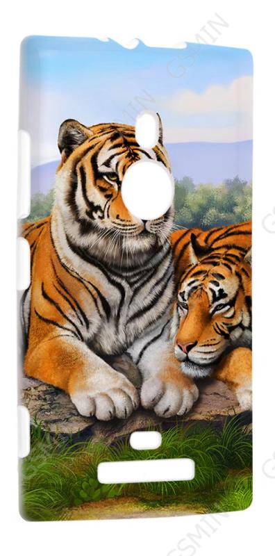 

Чехол силиконовый для Nokia Lumia 925 TPU (Белый) (Дизайн 111)