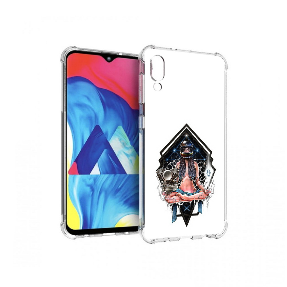 

Чехол MyPads Tocco для Samsung Galaxy M10 красивая девушка в шлеме (PT128878.532.406), Прозрачный, Tocco