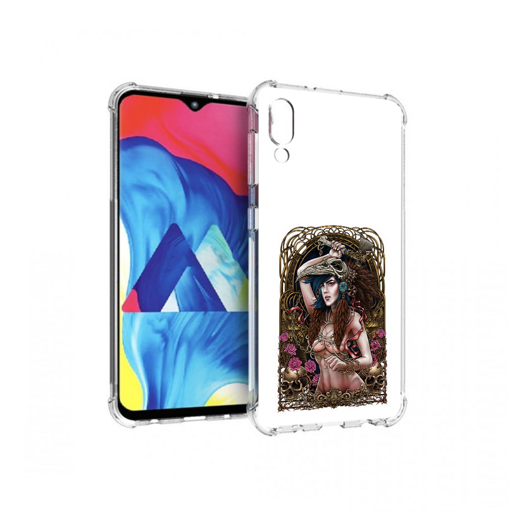 

Чехол MyPads Tocco для Samsung Galaxy M10 красивая девушка рисунок (PT128878.532.407), Прозрачный, Tocco