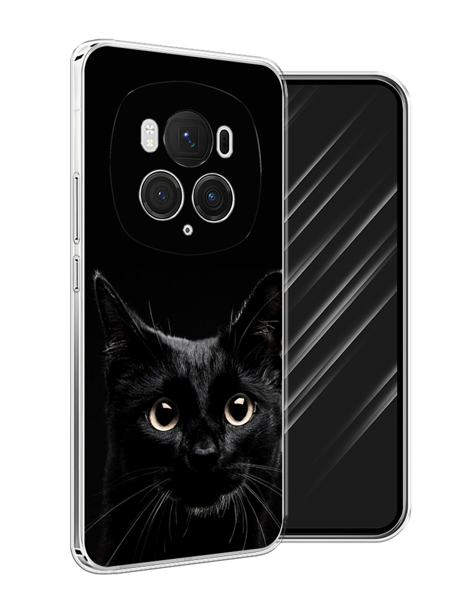 

Чехол Awog на Honor Magic 6 Pro "Добрый кот", Черный, 6123750-1