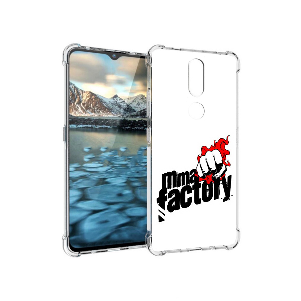 

Чехол MyPads Tocco для Nokia 2.4 Единоборства ММА (PT227049.107.74), Прозрачный, Tocco