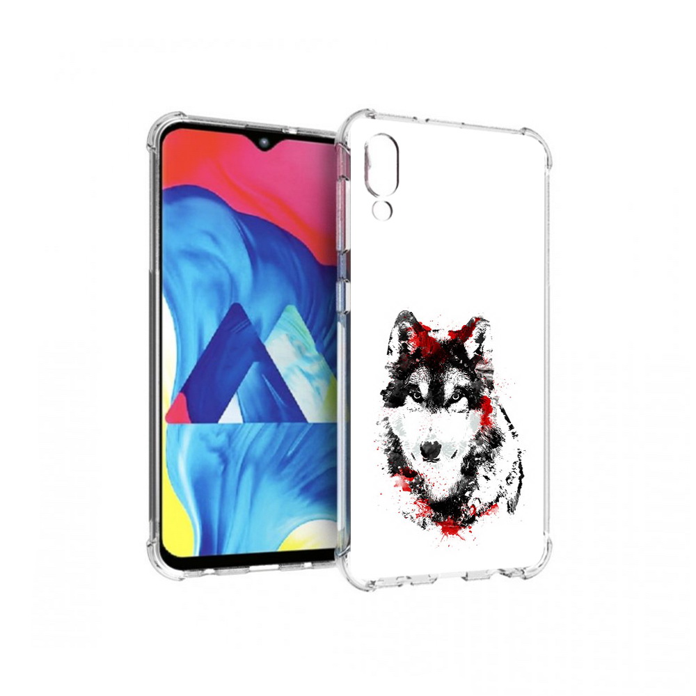 

Чехол MyPads Tocco для Samsung Galaxy M10 кровавый волк (PT128878.532.416), Прозрачный, Tocco