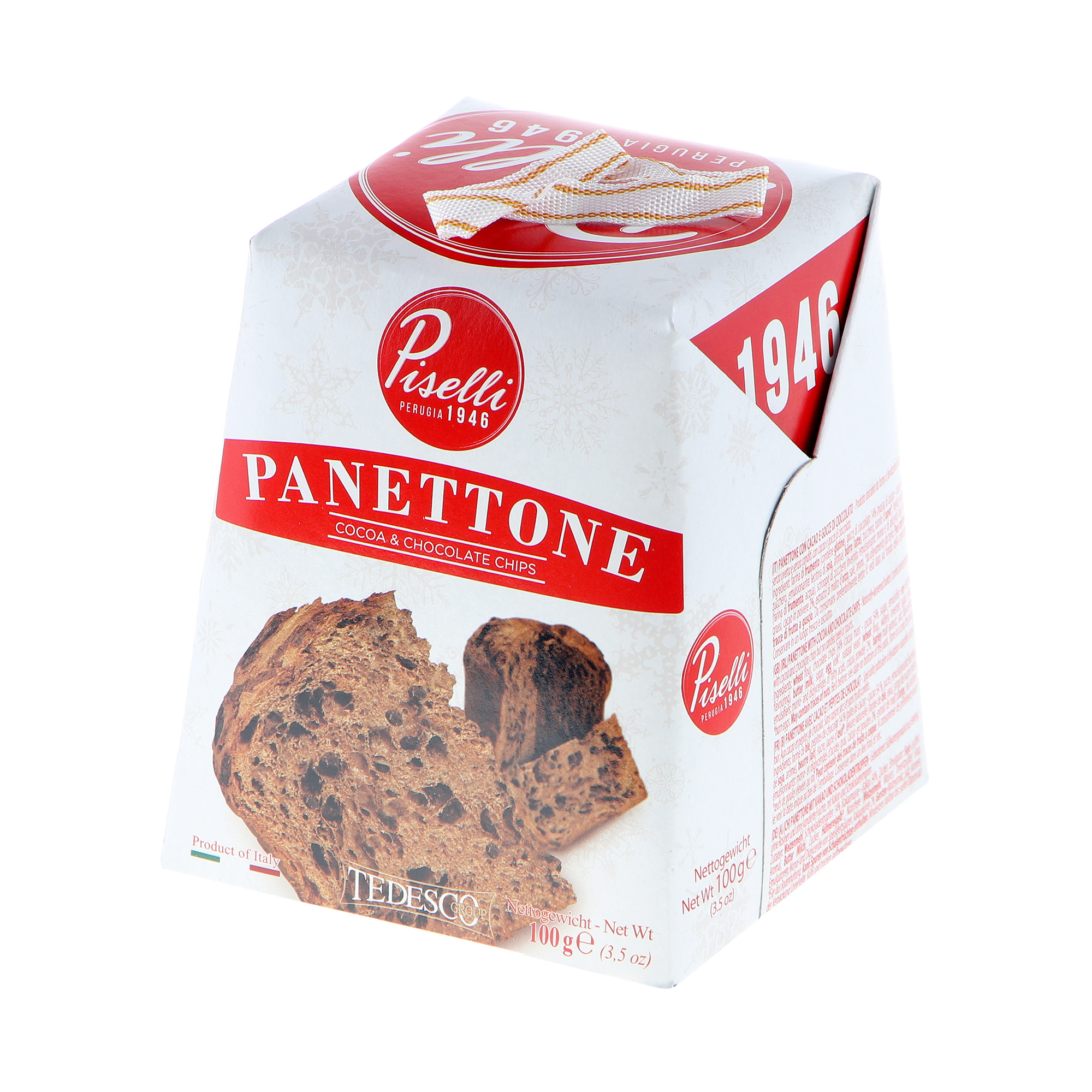 фото Кекс мини tedesco panettone с шоколадной крошкой 100 г