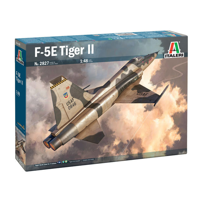 фото Сборная модель italeri 1/48 истребитель f-5e tiger ii 2827