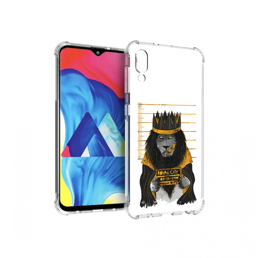 

Чехол MyPads Tocco для Samsung Galaxy M10 лев в законе (PT128878.532.435), Прозрачный, Tocco