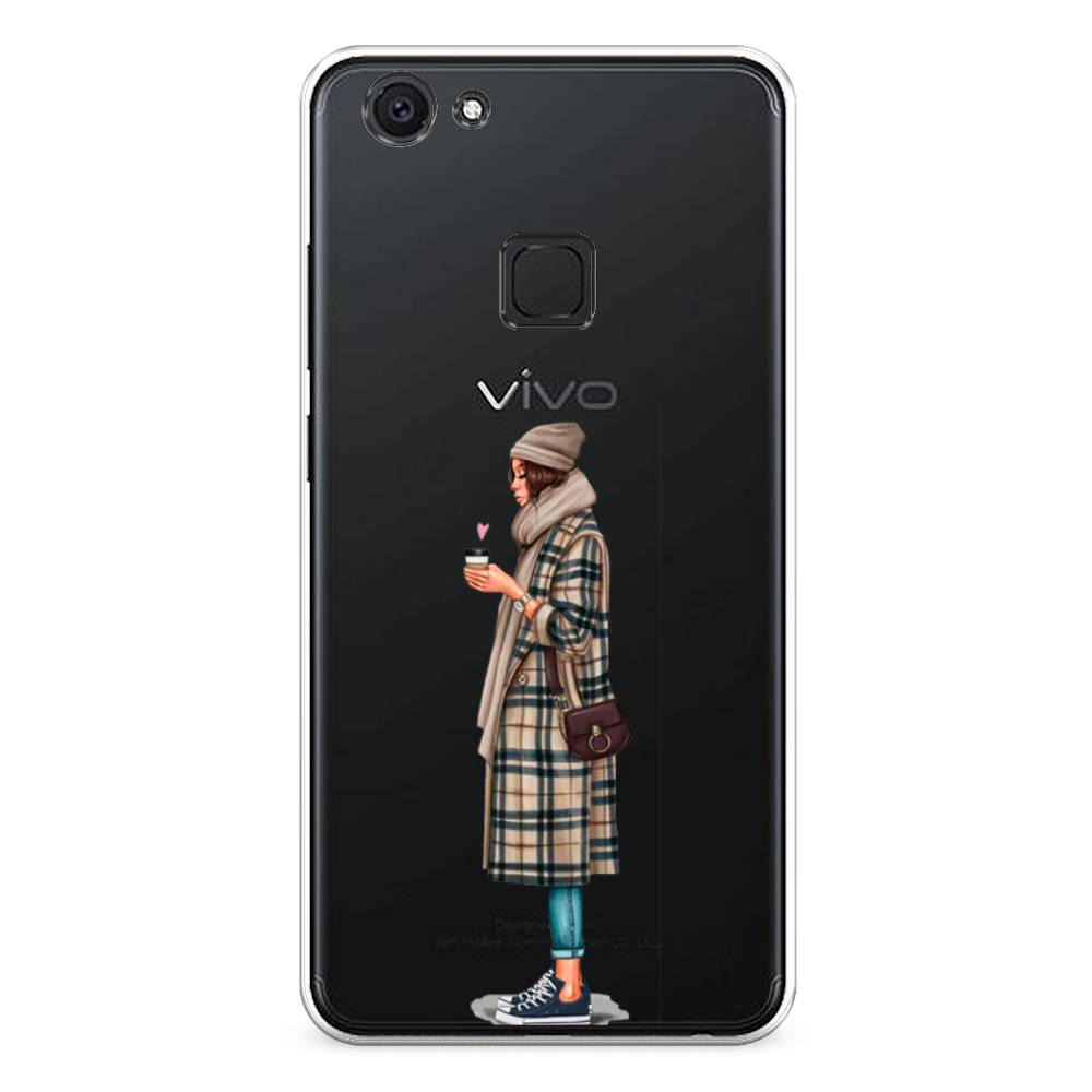 

Чехол для Vivo V7 "Утренний кофе", Коричневый;бежевый, 260450-6