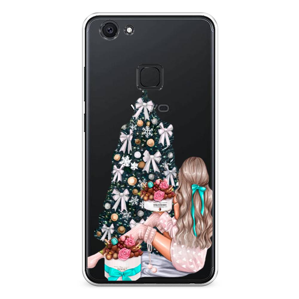 

Чехол для Vivo V7 "New Year", Зеленый;бежевый;голубой, 260450-5