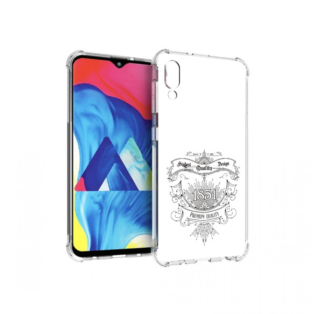 

Чехол MyPads Tocco для Samsung Galaxy M10 логотип 1851 год (PT128878.532.444), Прозрачный, Tocco