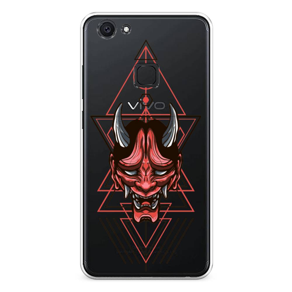 

Чехол для Vivo V7 "Hanya Oni mask", Серый;красный;черный, 260450-4