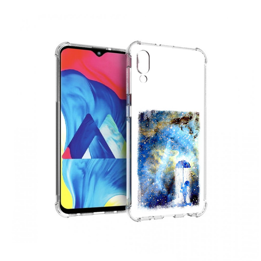 

Чехол MyPads Tocco для Samsung Galaxy M10 мальчик в небе (PT128878.532.455), Прозрачный, Tocco
