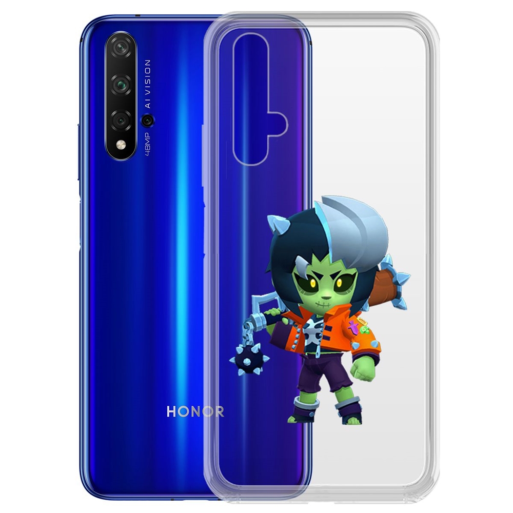 

Чехол-накладка Brawl Stars-ЗомБиби для Honor 20