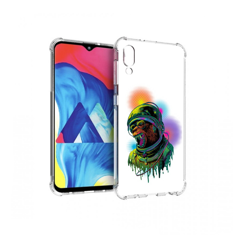 Чехол MyPads Tocco для Samsung Galaxy M10 медведь космонавт (PT128878.532.466)