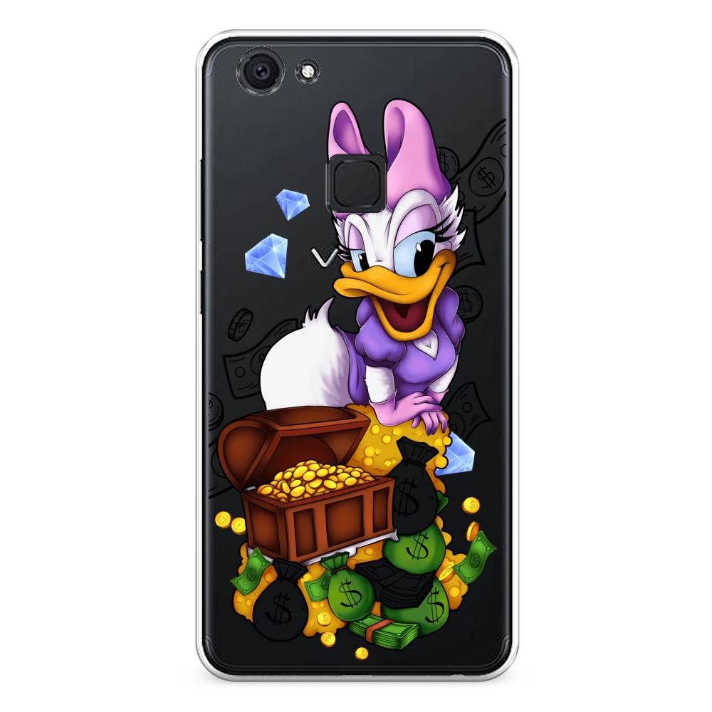 

Чехол для Vivo V7 "Rich Daisy Duck", Коричневый;белый;фиолетовый, 260450-6