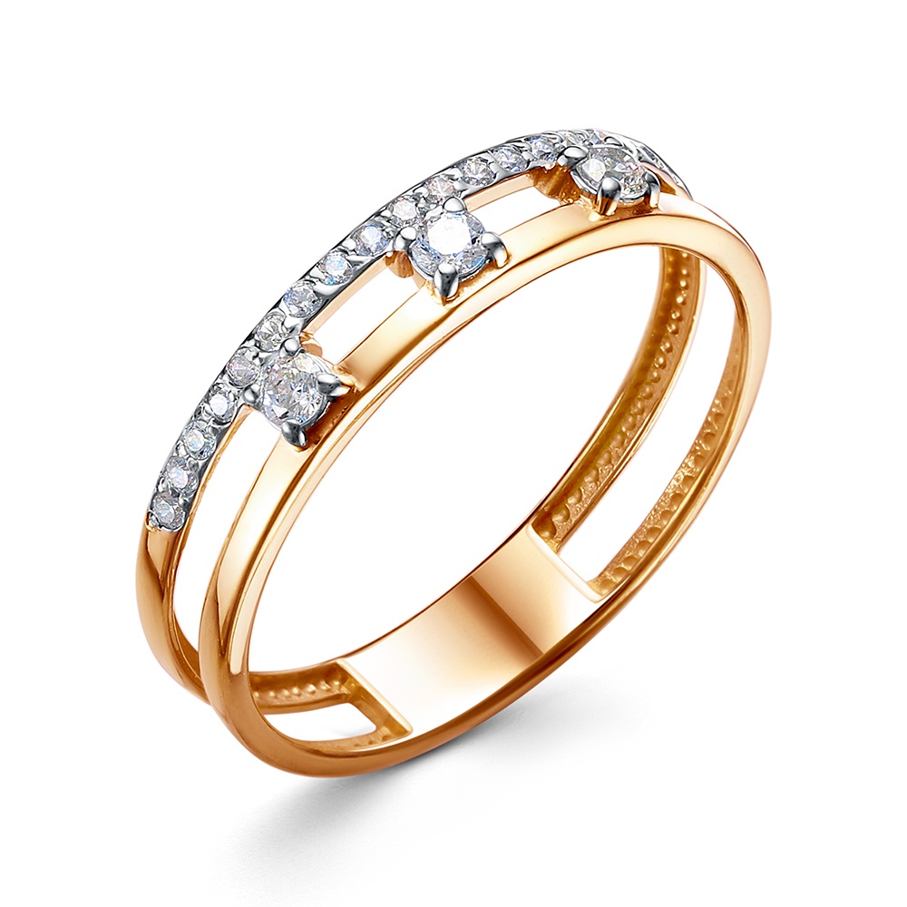 

Кольцо из золота р. , 585Gold 301012946, фианит, 301012946