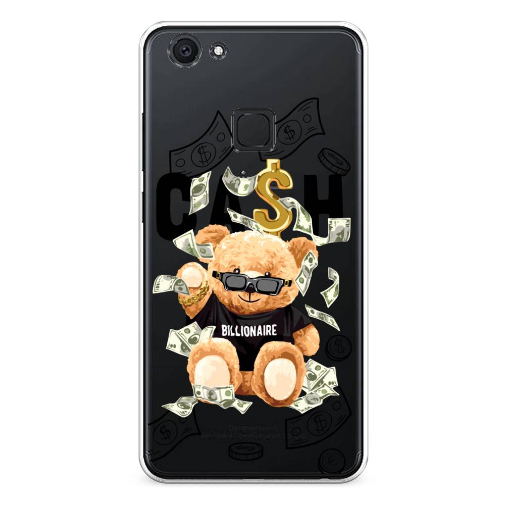 

Чехол для Vivo V7 "Big cash", Черный;серый;бежевый, 260450-6