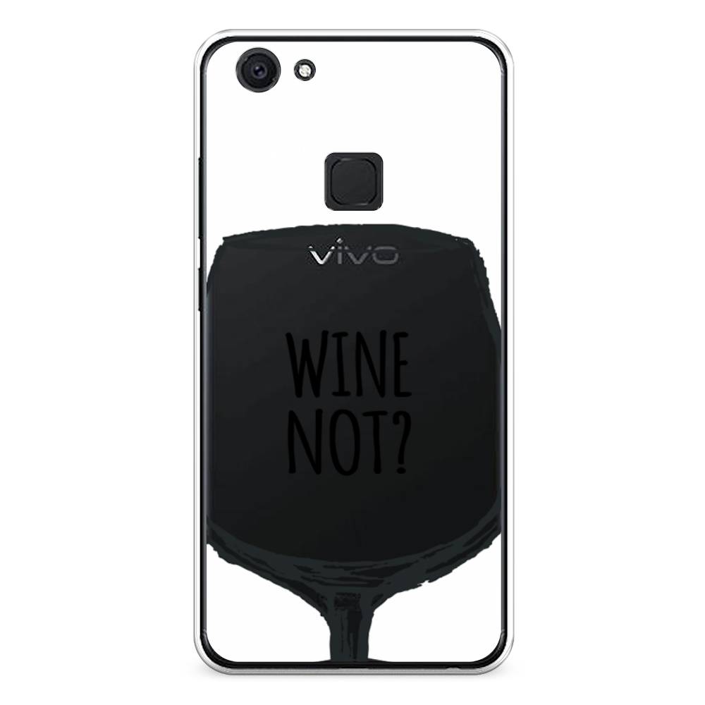 

Чехол для Vivo V7 "Wine not white", Белый, 260450-6