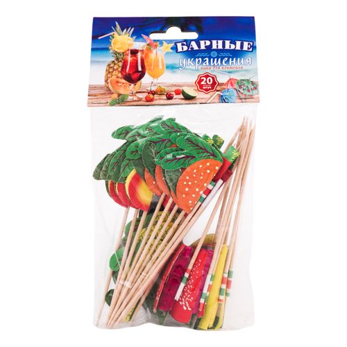 

Пики ЛигаПак Фрукты декоративные 10 см 20 шт