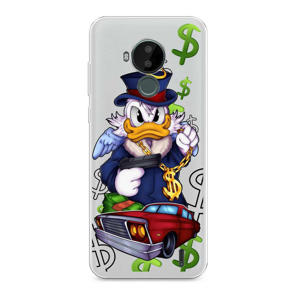 

Чехол на Nokia C30 "Scrooge McDuck with a Gold Chain", Красный;синий;белый, 124850-6