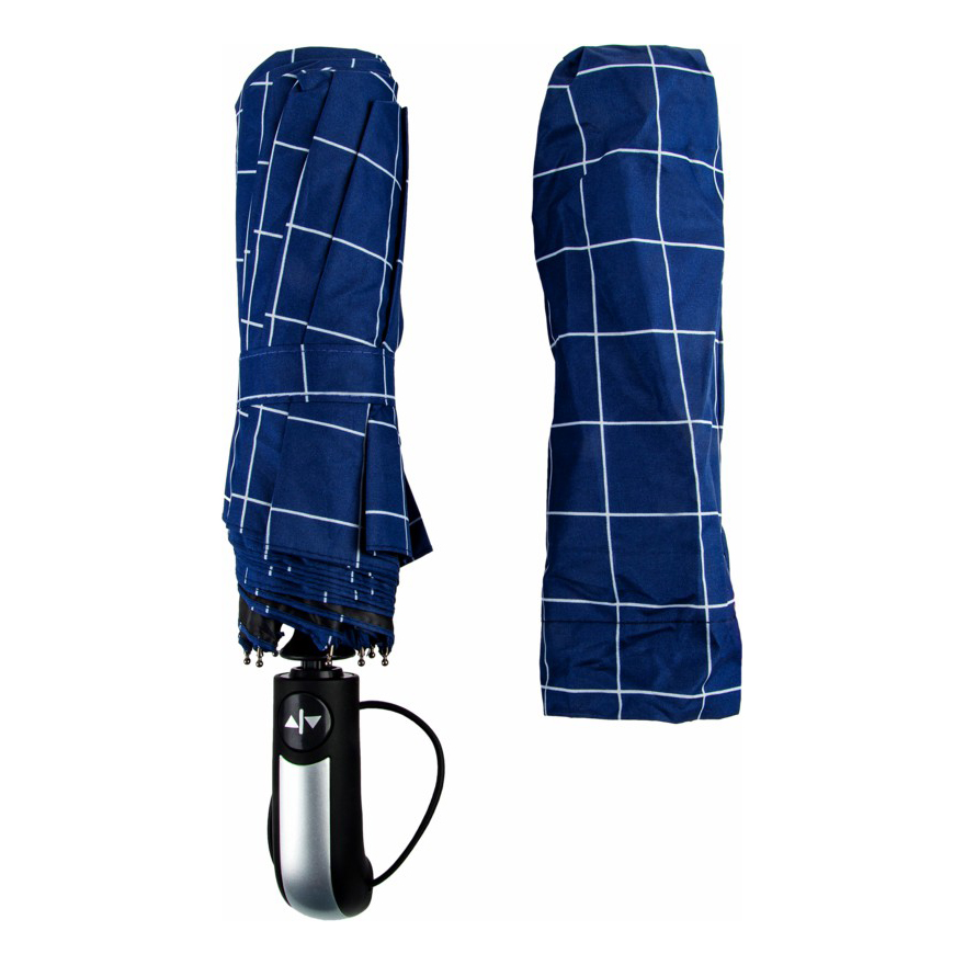 Зонт складной женский автоматический Raindrops 19270702, синий