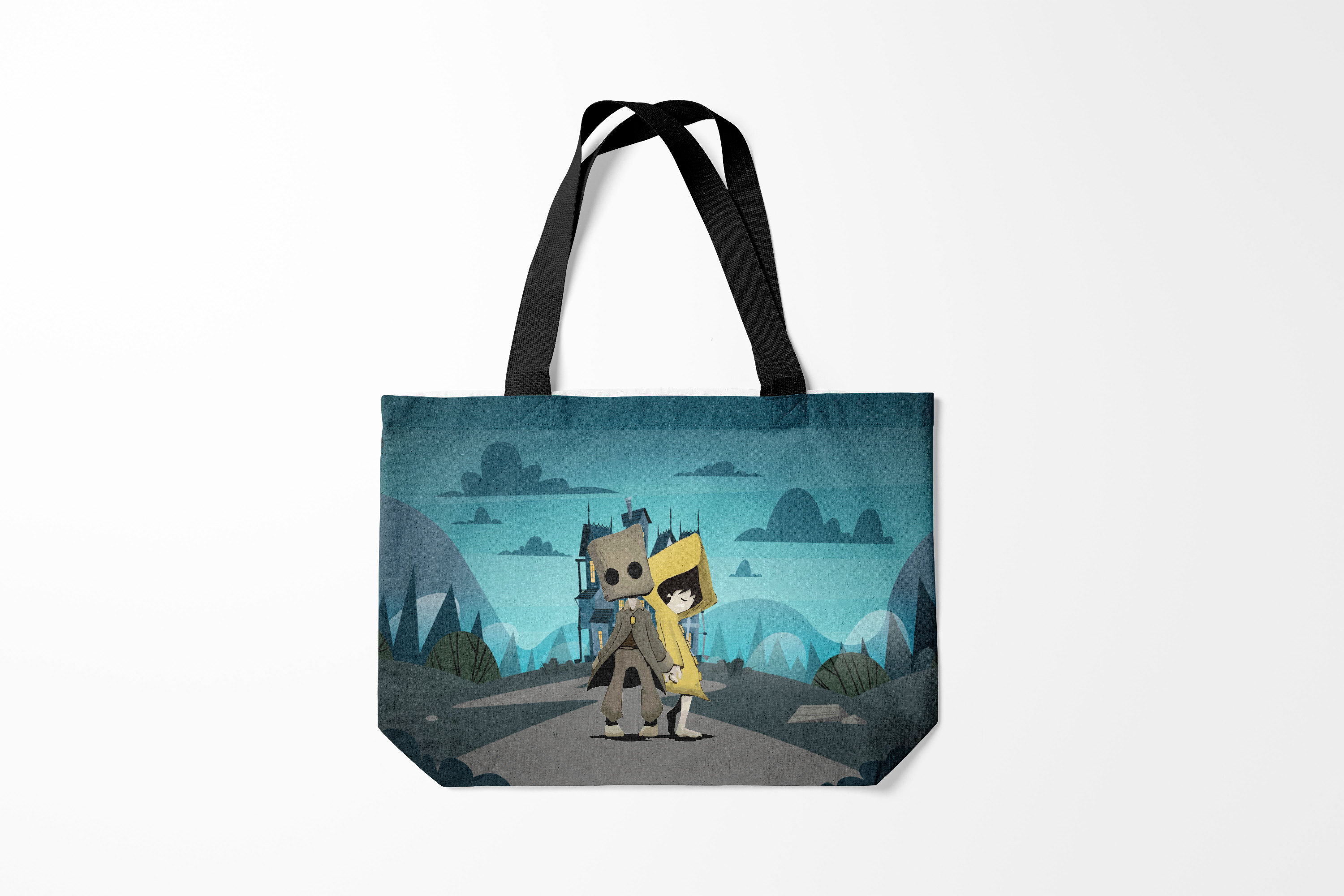 

Сумка шoппер унисекс Burnettie Little Nightmares 2, серый; синий, Little Nightmares 2