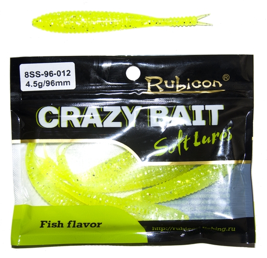 

Силиконовая приманка RUBICON Crazy Bait SS 4.5g, 96mm, цвет 012 (6 шт), Желтый, Crazy Bait SS