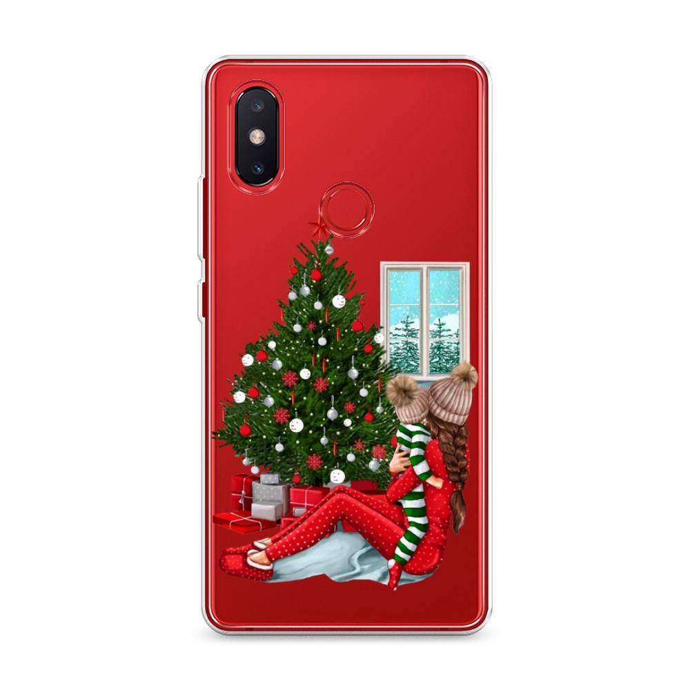 

Чехол на Xiaomi Mi 8 SE "Новый год с мамой", Красный;зеленый;голубой, 33750-6